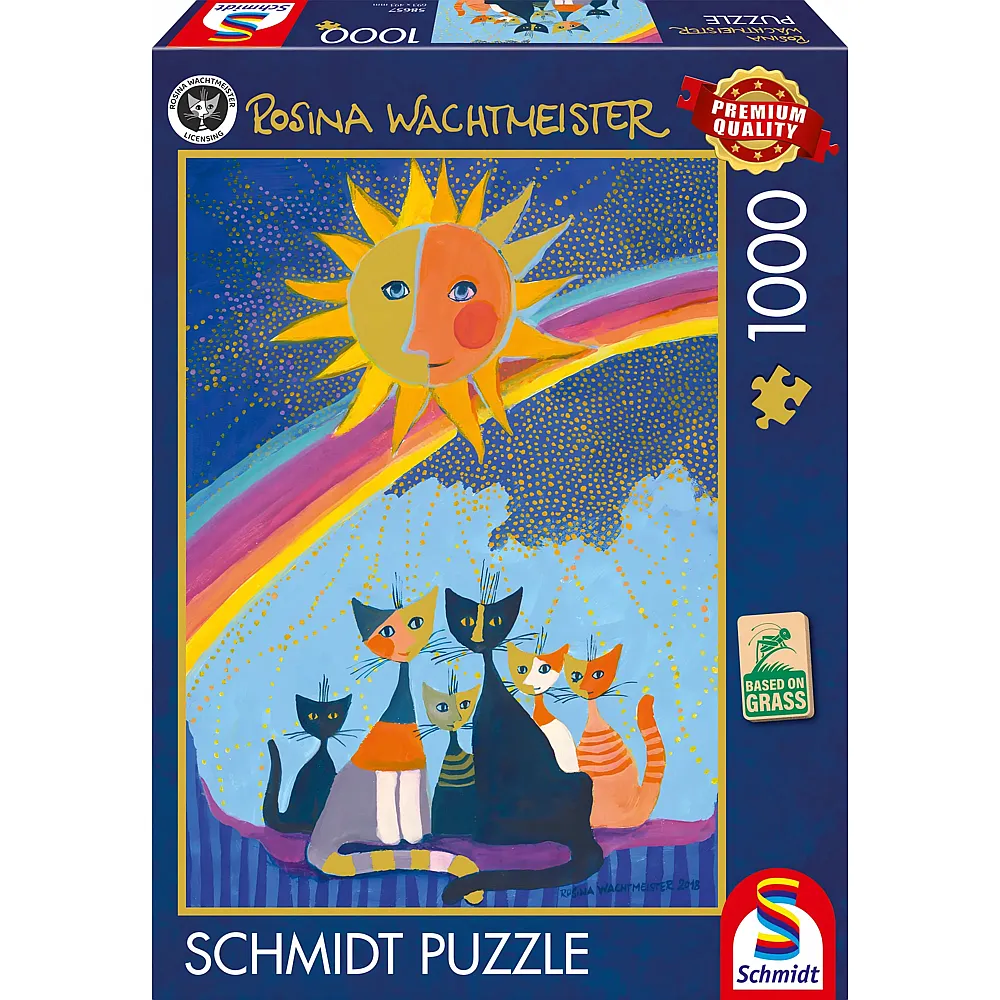 Schmidt Puzzle Rosina Wachtmeister, Im Goldregen - 1000 Teile