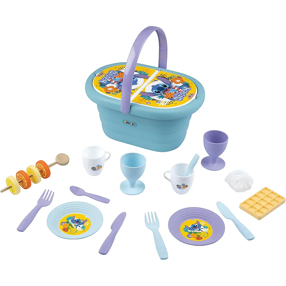 Smoby Lilo & Stitch Stitch Picknickkorb