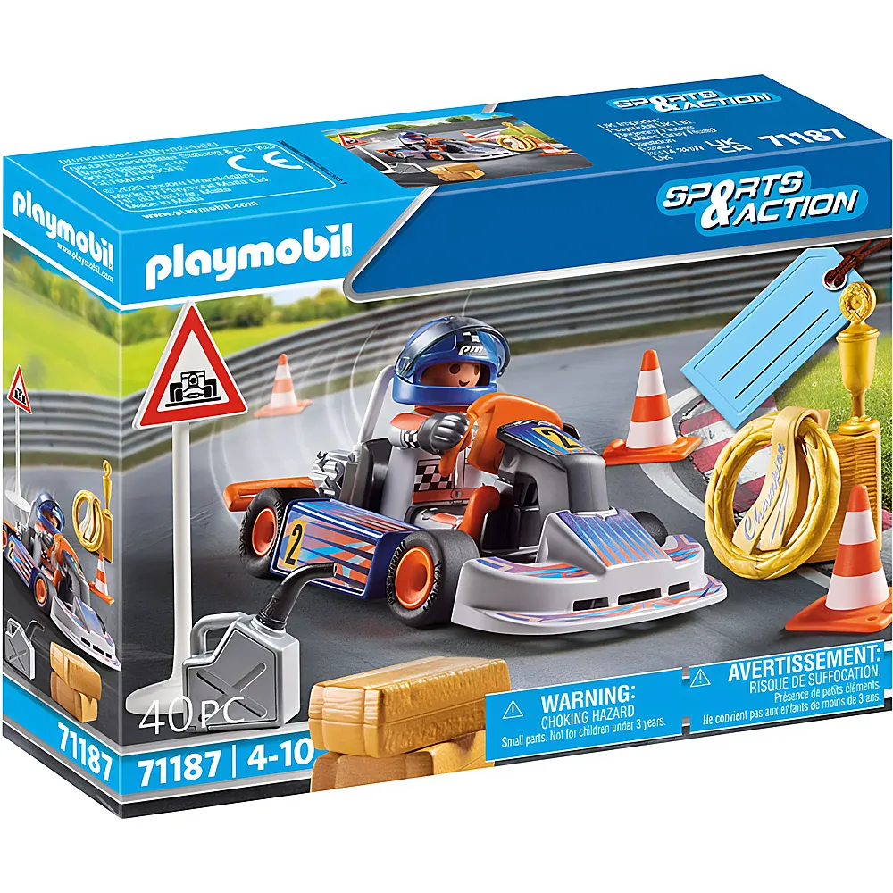 PLAYMOBIL Sports & Action Racing-Kart 71187