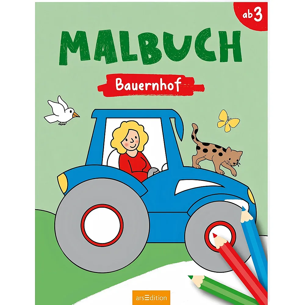 ars Edition Malb.ab 3: Bauernhof