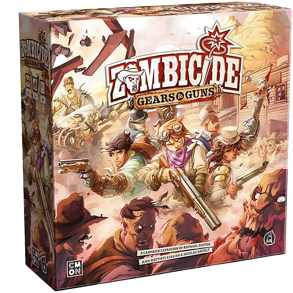 CMON Zombicide: Undead or Alive Brettspiel Gear & Guns Expansion,Strategie-Brettspiel,Kooperatives Spiel f�r Erwachsene,Zombie-Brettspiel,Durchschnittliche Spielzeit 1 Stunde,hergestellt von CMON - Suche