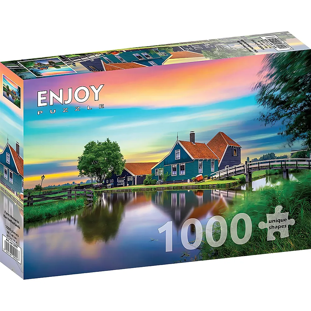 Enjoy Puzzle Bauernhaus in den Niederlanden - 1000 Teile