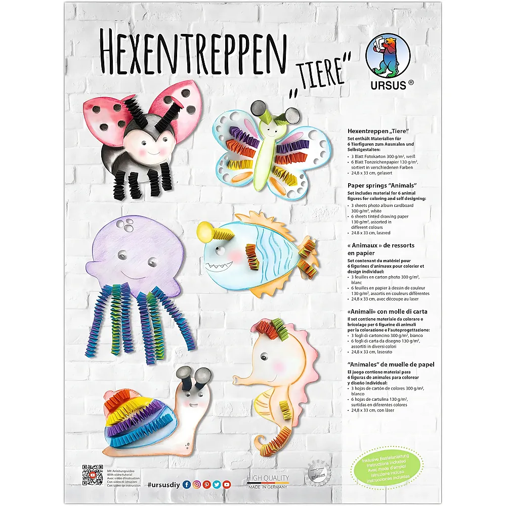 Ursus Bastelblock Hexentreppe
