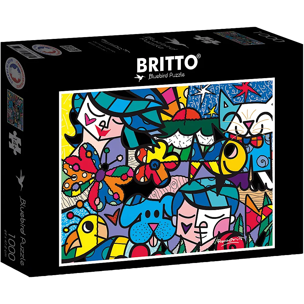 Bluebird Puzzle Romero Britto Britto Garden 1000Teile