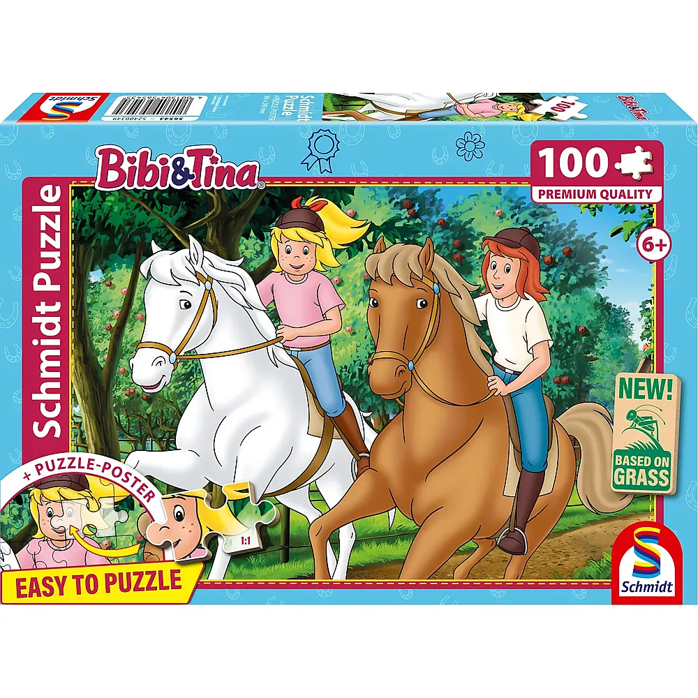 Schmidt Puzzle Bibi & Tina Sommerausritt 100Teile