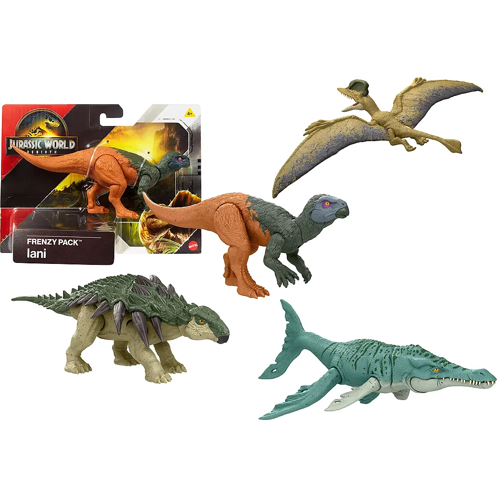meinspielzeug - Mattel Jurassic World Frenzy Pack Dinosaurier
