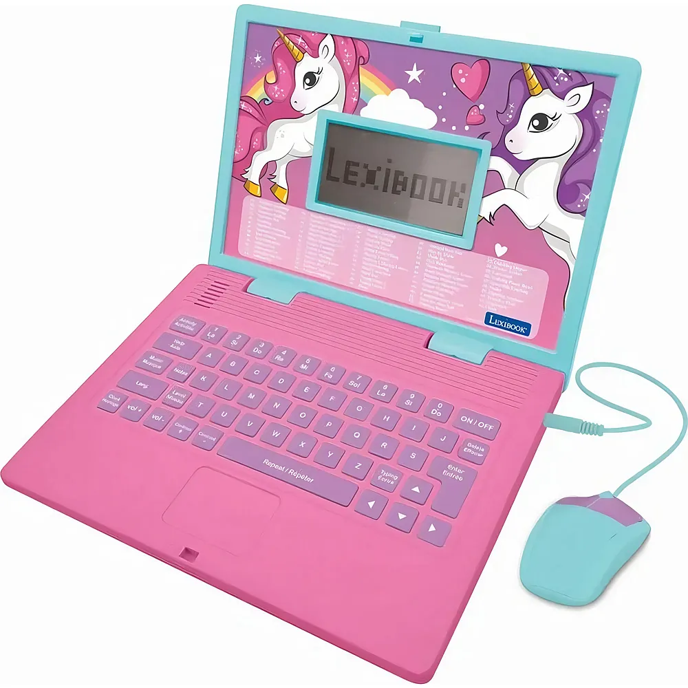 Lexibook Einhorn Zweisprachiger LernLaptop