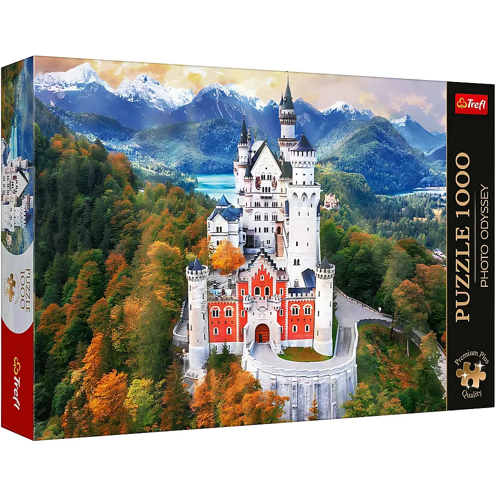 Trefl Puzzle Photo Odyssey Schloss Neuschwanstein, Deutschland 1000Teile