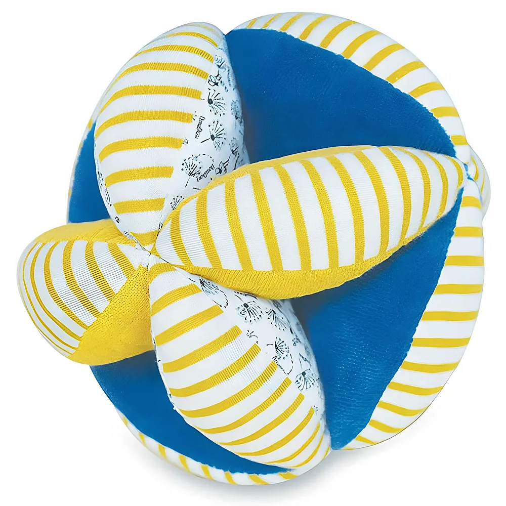 Doudou et Compagnie Bio Biene Spielball mit Rassel - 15 cm