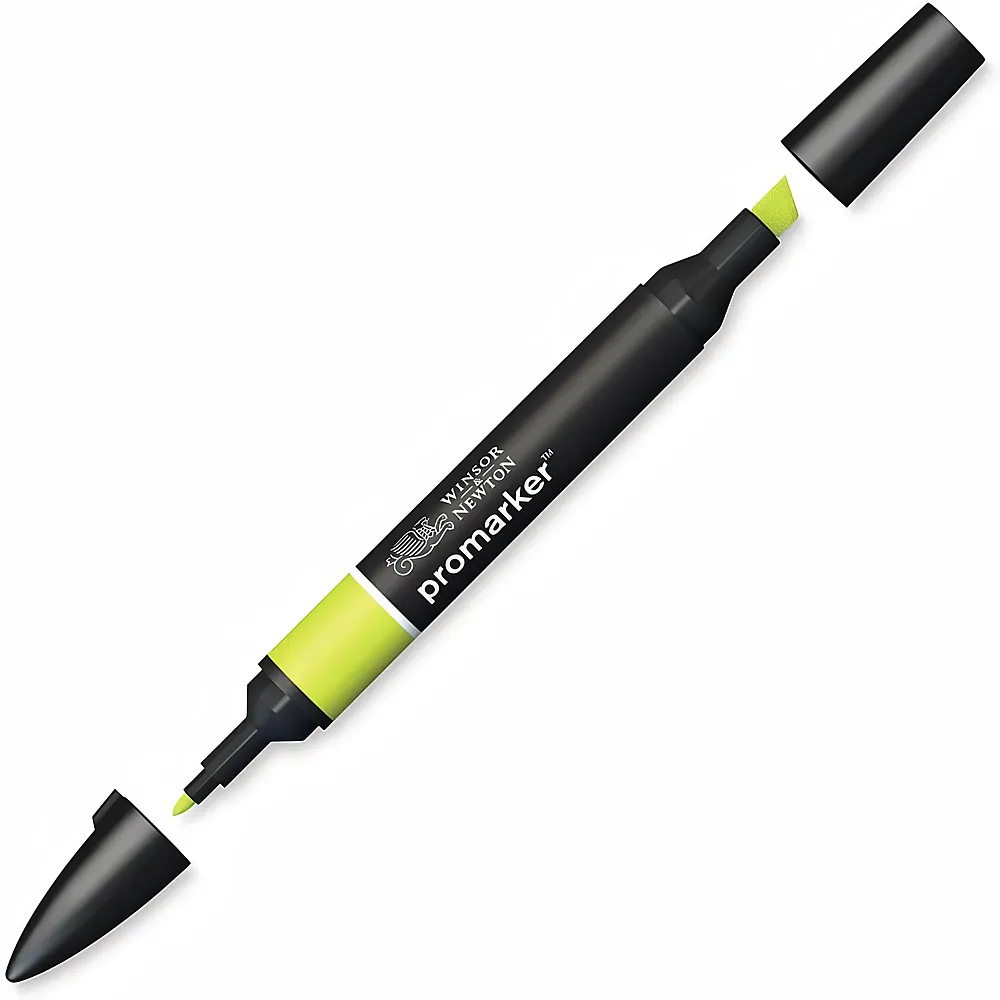 meinspielzeug - Winsor & Newton Promarker mit 2 Spitzen Limettengr�n | Farbe & Kreide