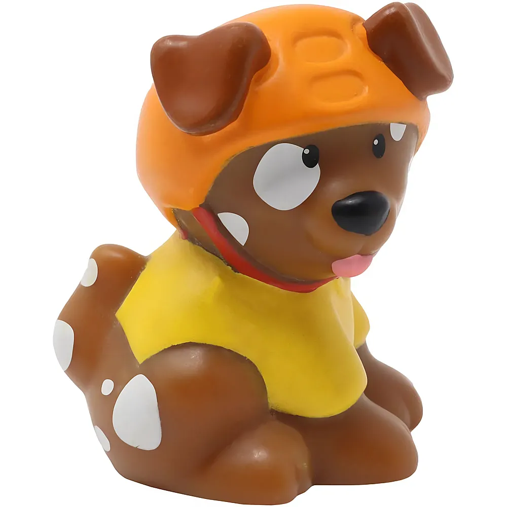 Fisher-Price Little People Braun und Weiss gepunkteter Hund | Spielesets- und Figuren