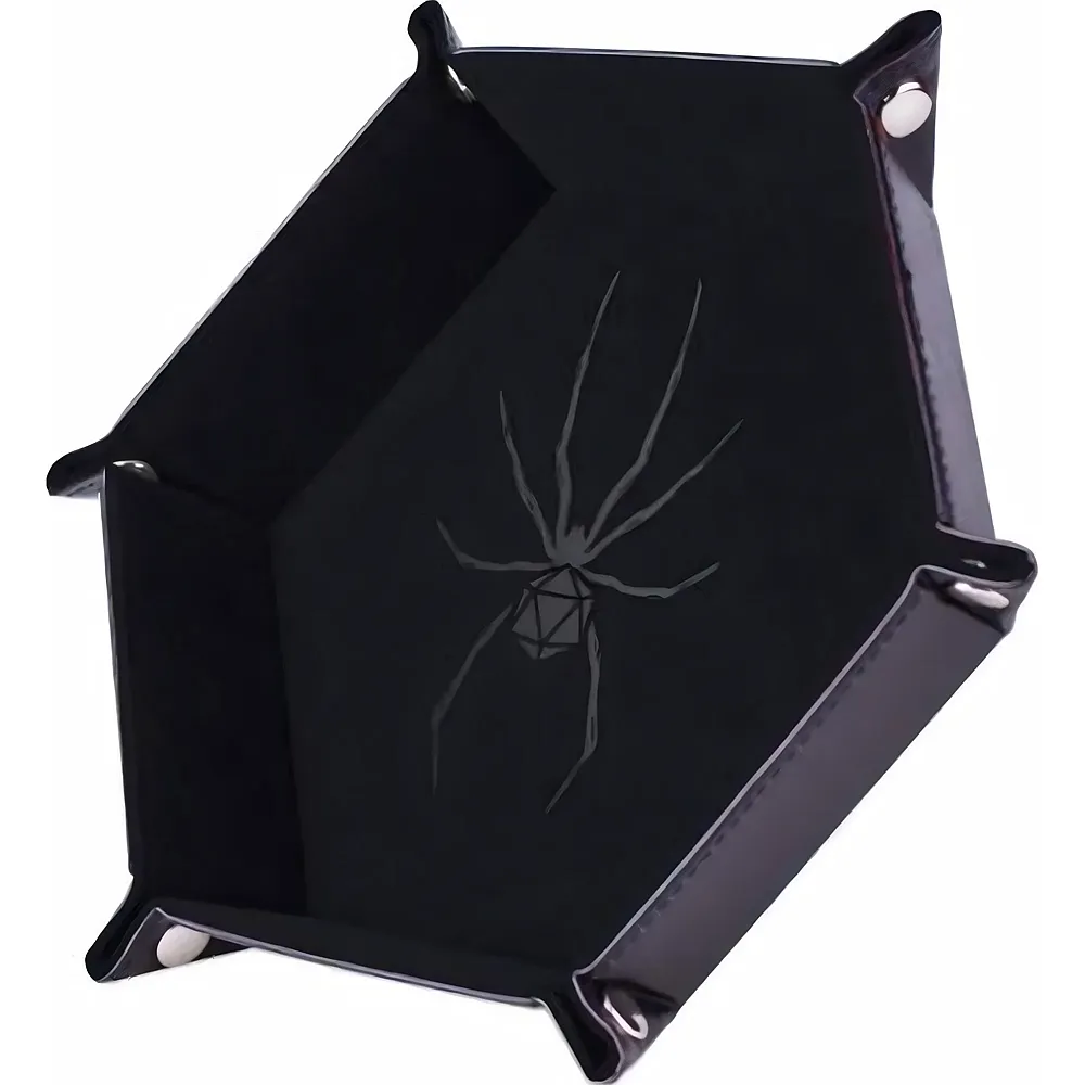 Epic Forge Piste DE Des Araignee Noire 19x19cm Cuir ET Velours ml