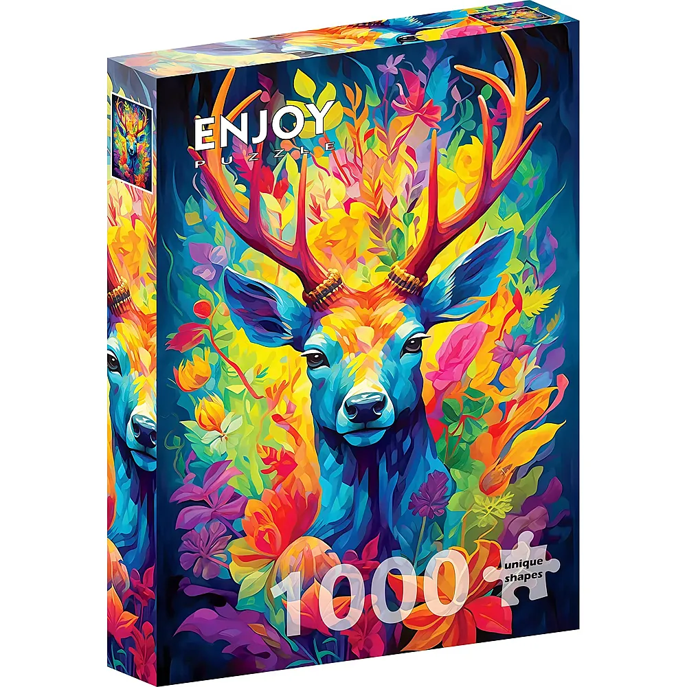 Enjoy Puzzle Gekr�nter Hirsch - 1000 Teile