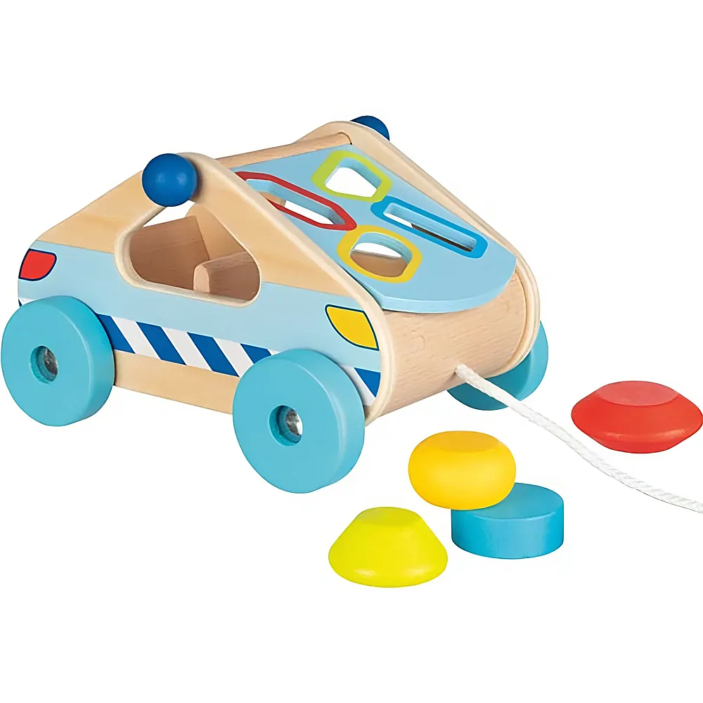 Goki Baby Sort Box Auto zum Ziehen