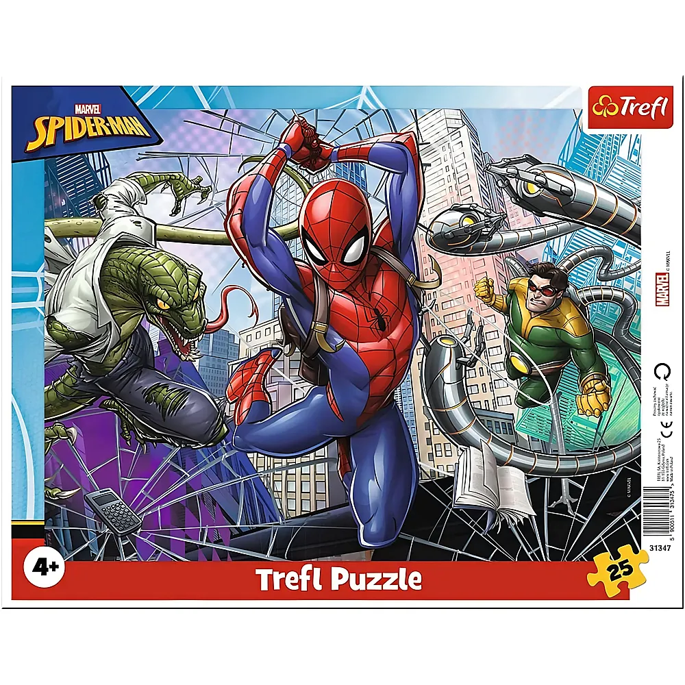 meinspielzeug - Trefl Spider-Man - 25 Teile | Puzzle 10-104 Teile