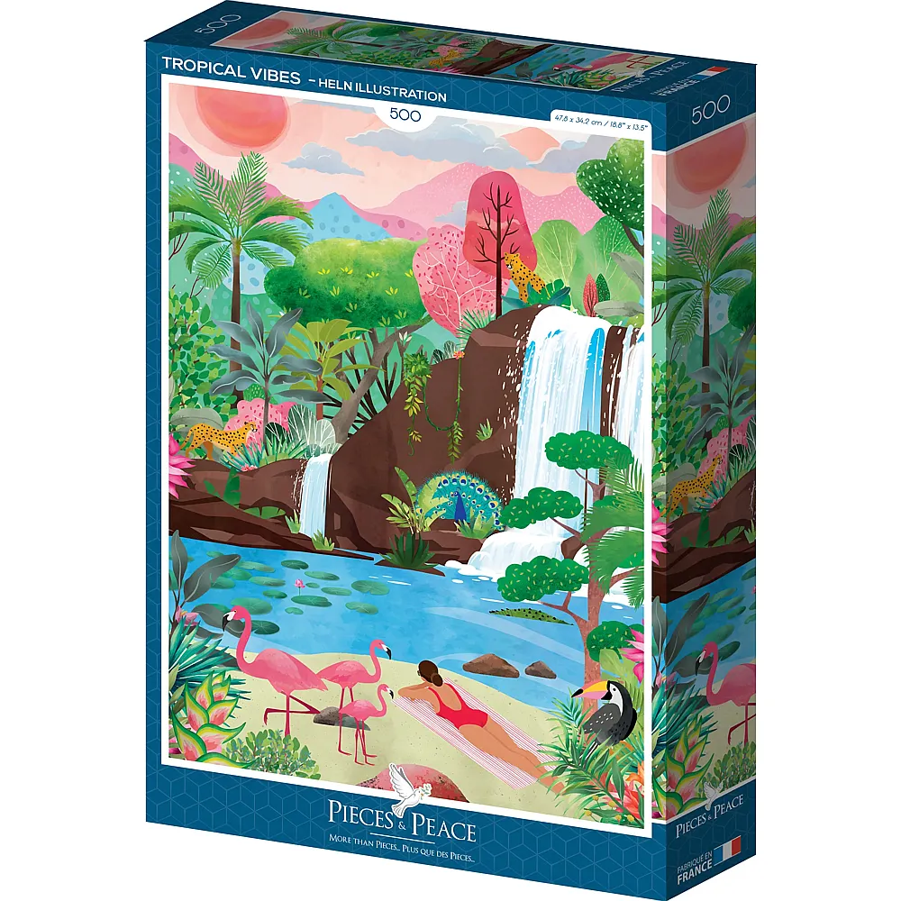 Pieces & Peace Puzzle Tropical Vibes - 500 Teile
