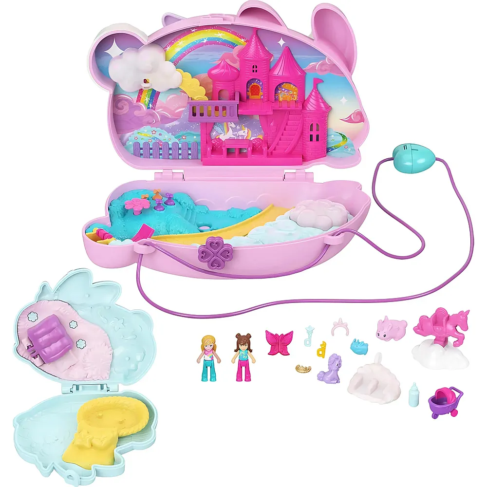 Polly Pocket H�schen-Einhorn Schatulle