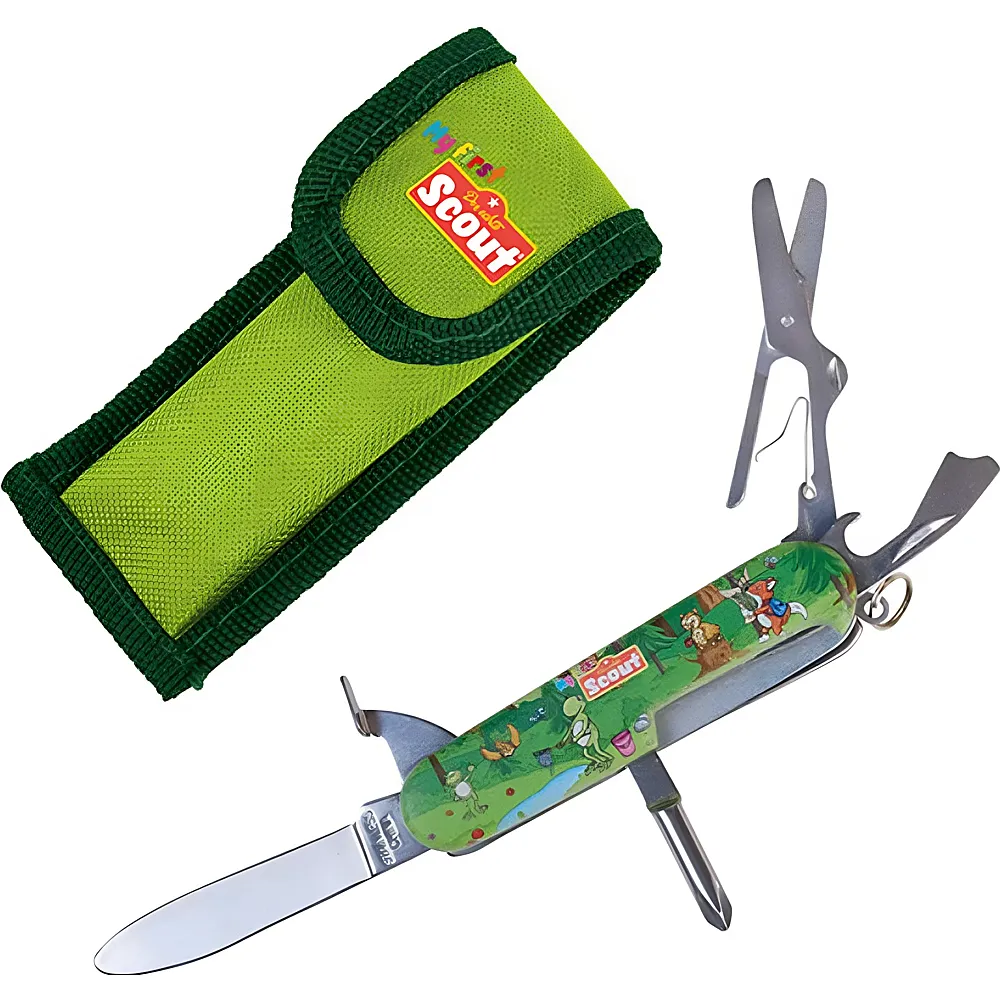 Happy People Scout Kindertaschenmesser Nylonetui mit G�rtelschlaufe