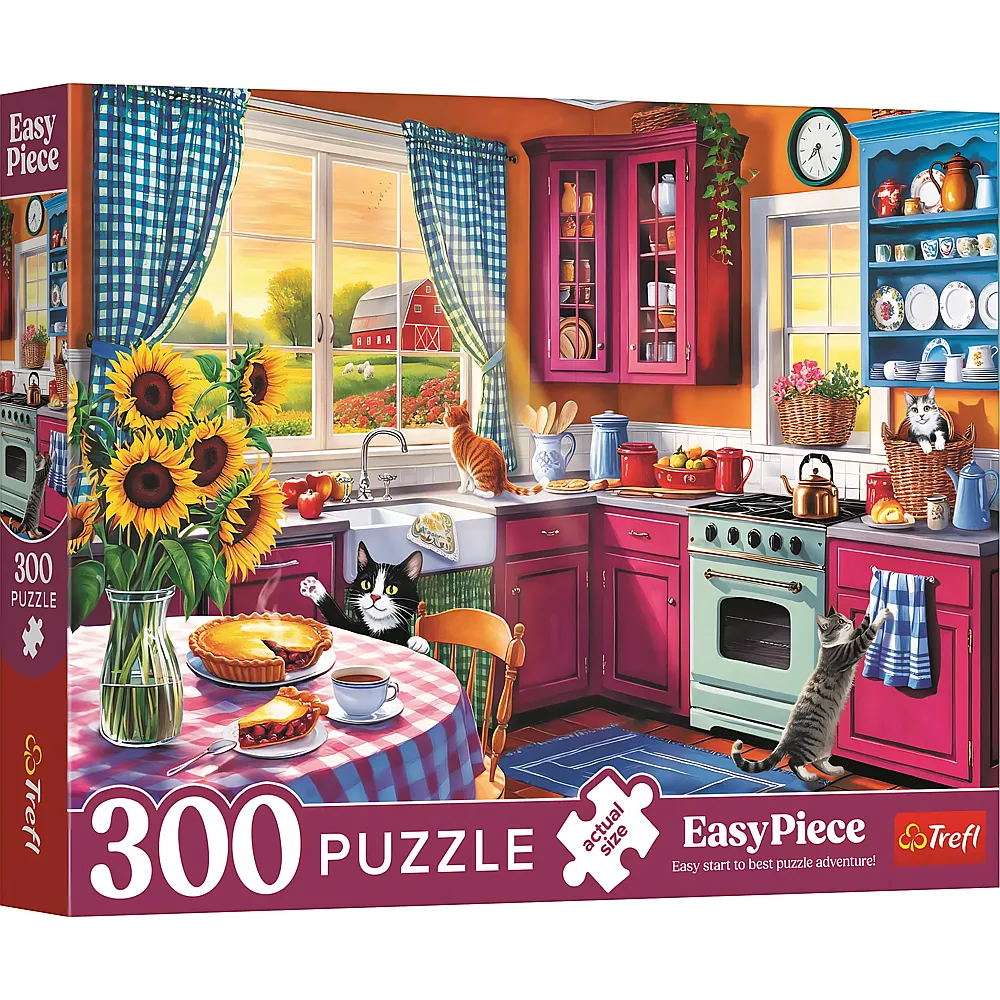 Trefl Puzzle Easy Piece Morgens in der K�che 300Teile