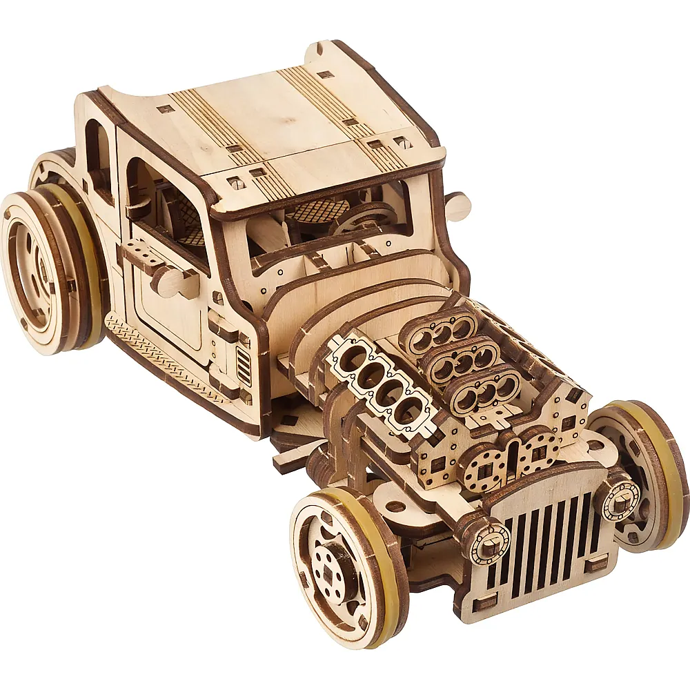 Ugears Hot Rod Die W�tende Maus - 207 Teile | Technische Baus�tze