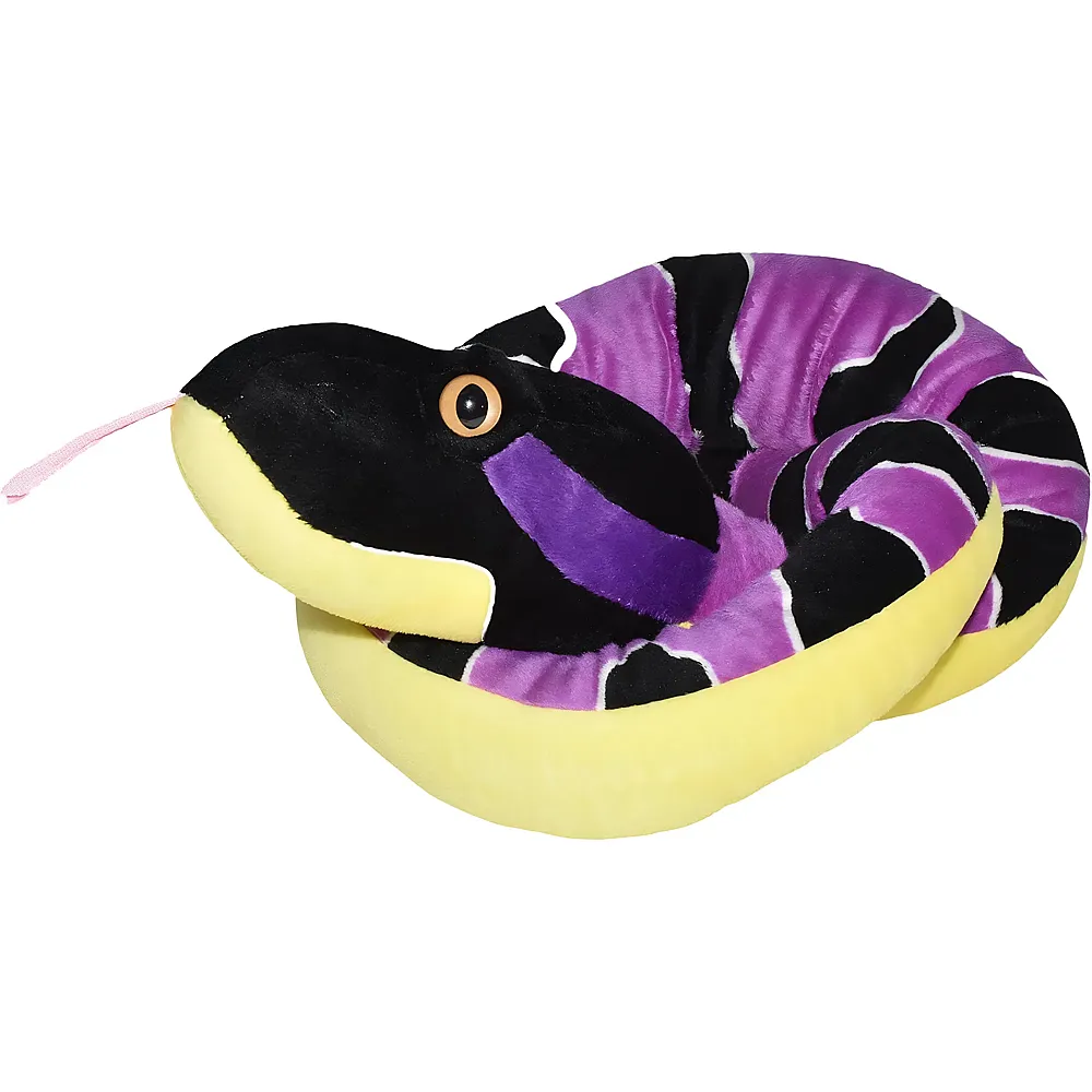 meinspielzeug - Wild Republic Snake Holzrassel - 54 cm | Reptilien Pl�sch