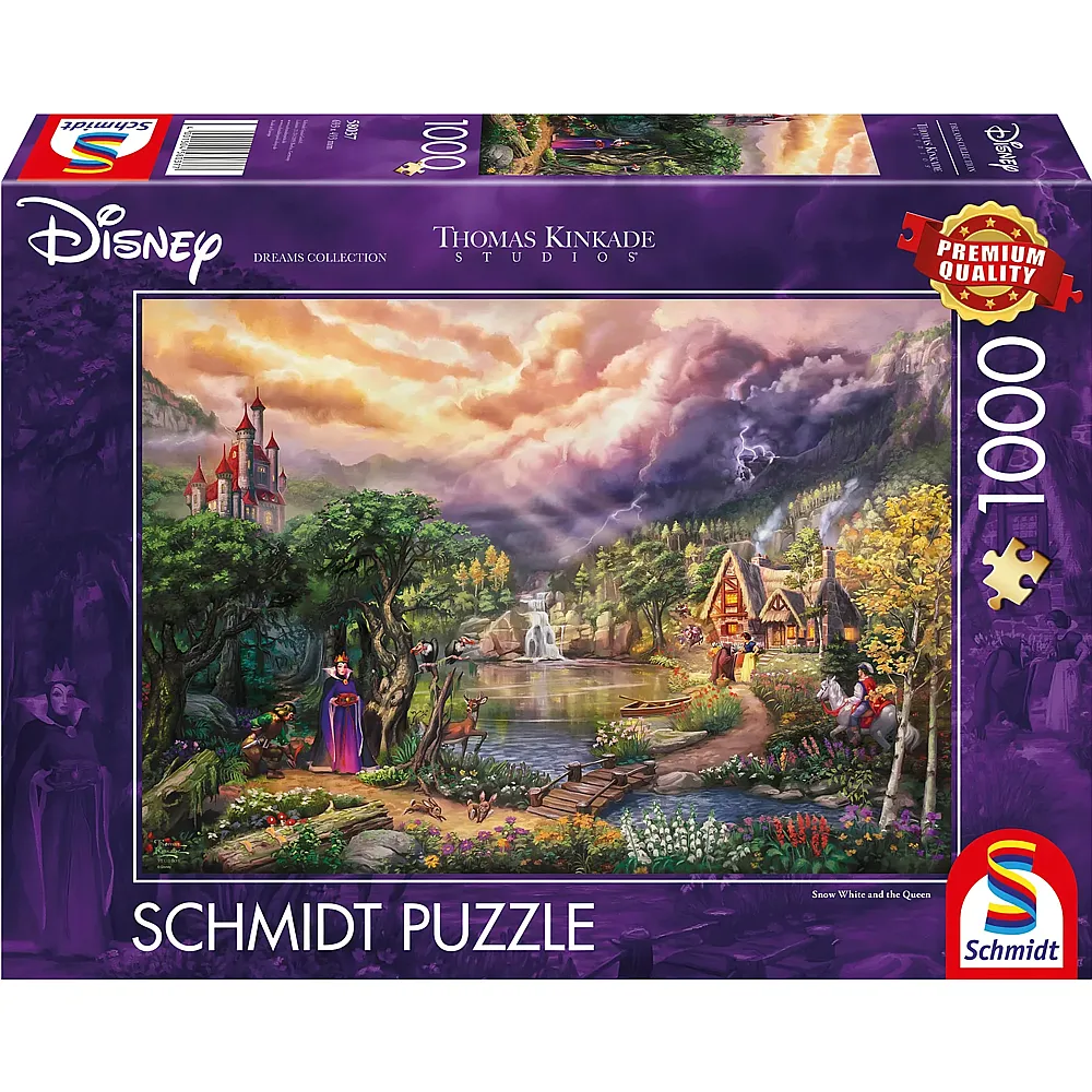 Schmidt Puzzle Thomas Kinkade Disney Snow White and the Queen 1000Teile
