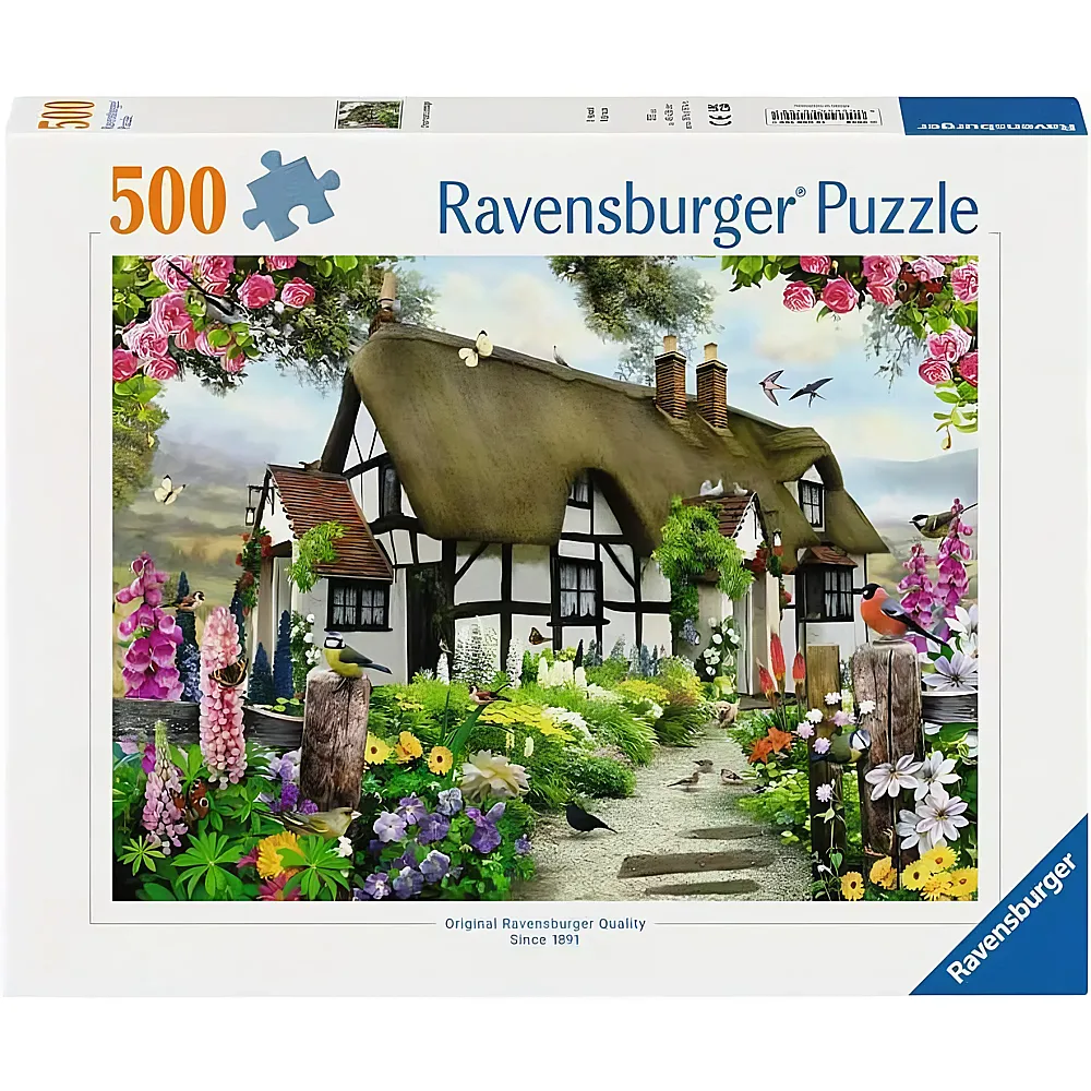 Ravensburger Puzzle Vertr�umtes Cottage 500Teile