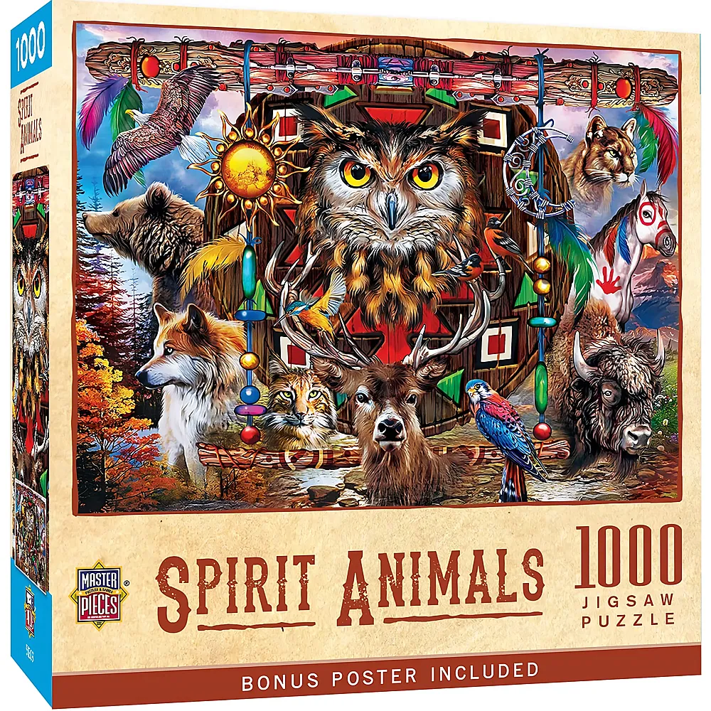 Master Pieces Puzzle Spirit Animals 1000Teile