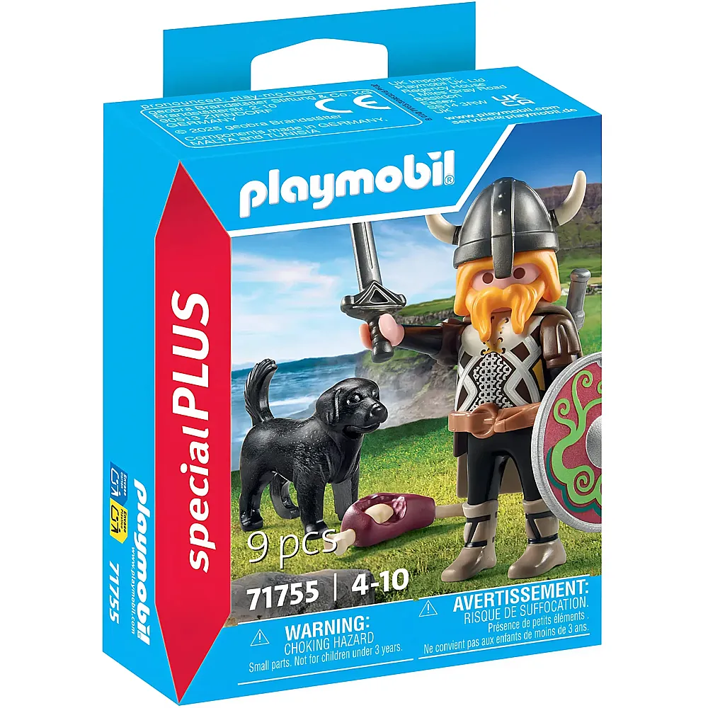PLAYMOBIL specialPLUS Wikinger mit Wachhund 71755