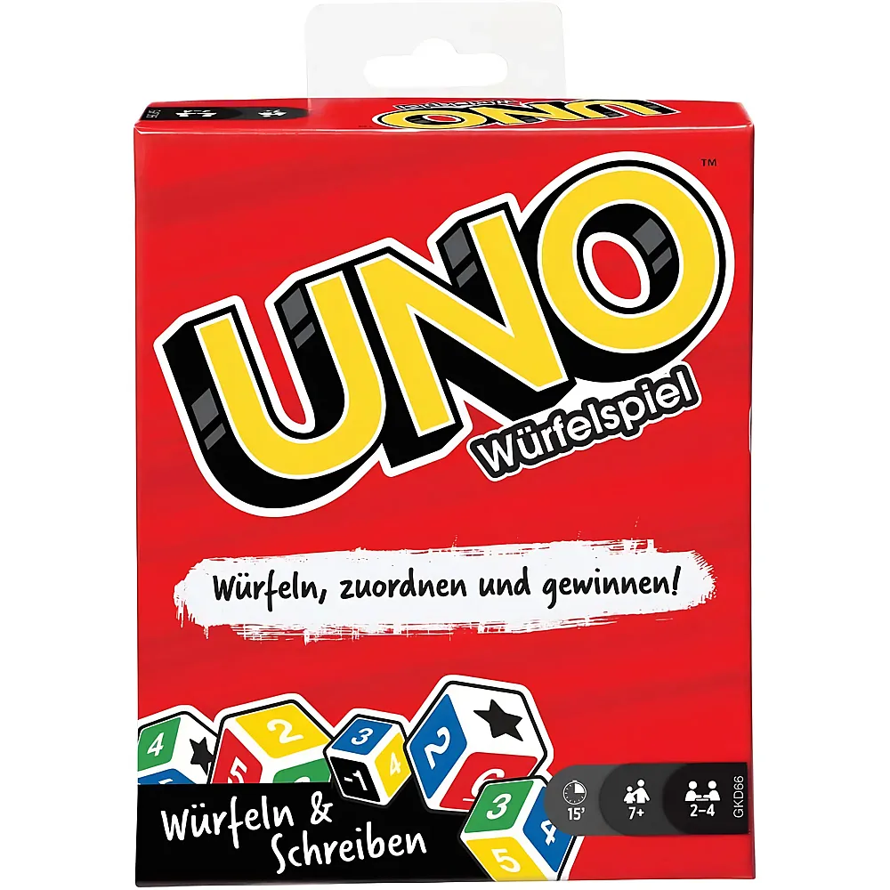 Mattel Games UNO W�rfelspiel DE