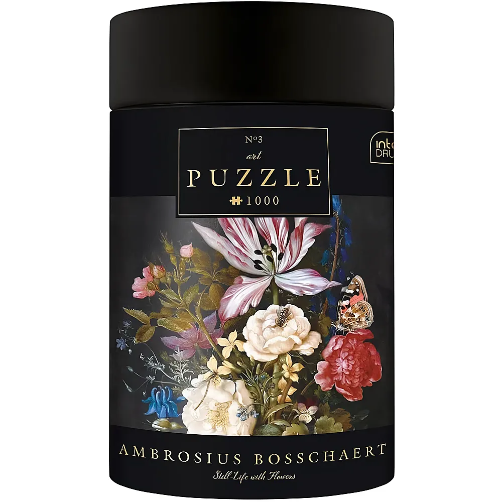 Interdruk Puzzle Stillleben mit Blumen - Ambrosius Bosschaert - 1000 Teile