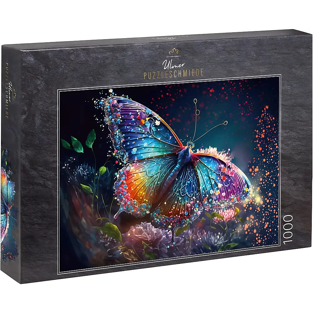 Ulmer Puzzleschmiede Fantasievoller Schmetterling 1000Teile