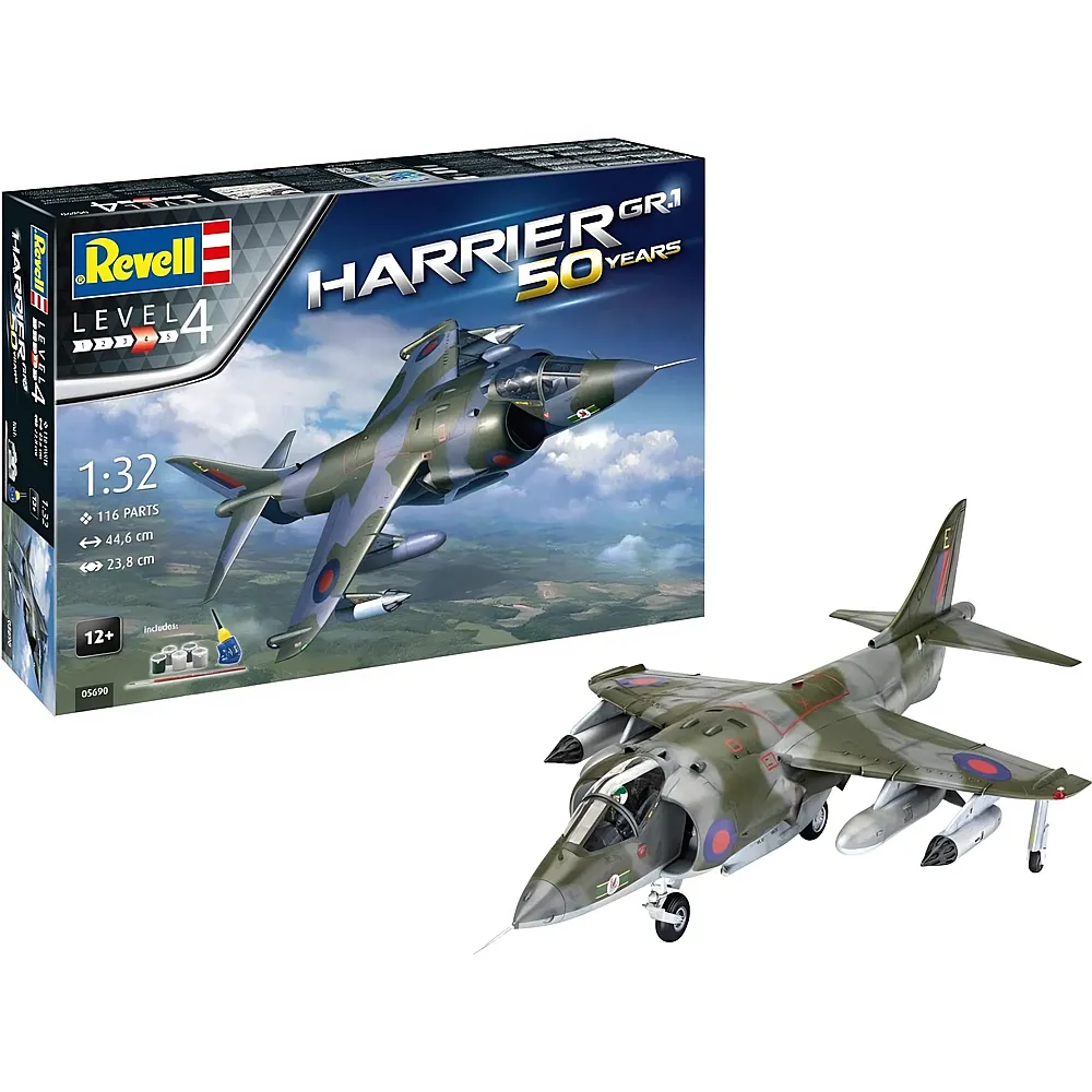 Revell Level 4 Geschenkset Harrier GR.1