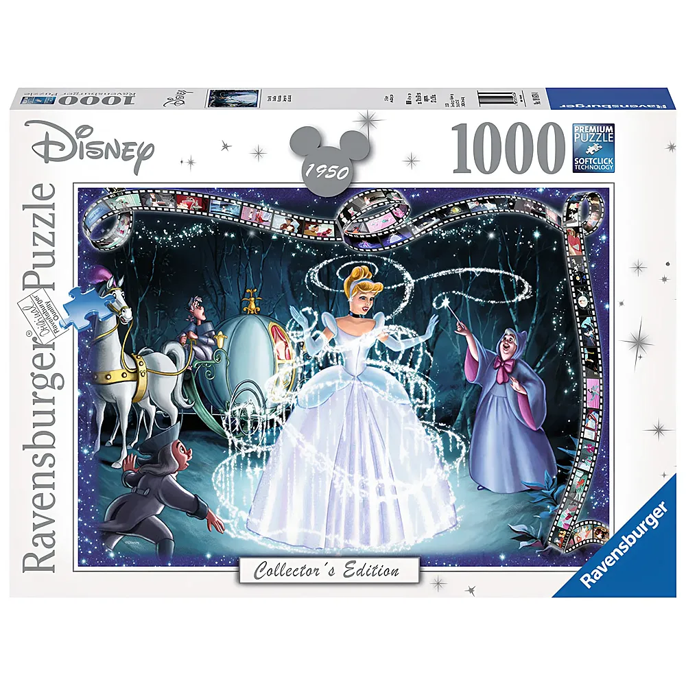 Ravensburger Puzzle Disney Princess Cinderella 1000Teile