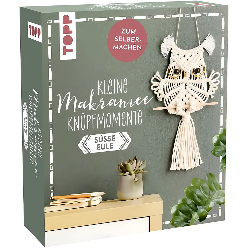 meinspielzeug - Frechverlag Topp Bastelset Makramee Eule