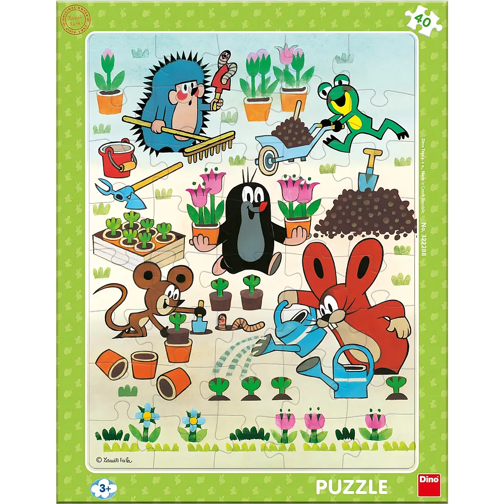 Dino Puzzle Kleiner Maulwurf-G�rtner