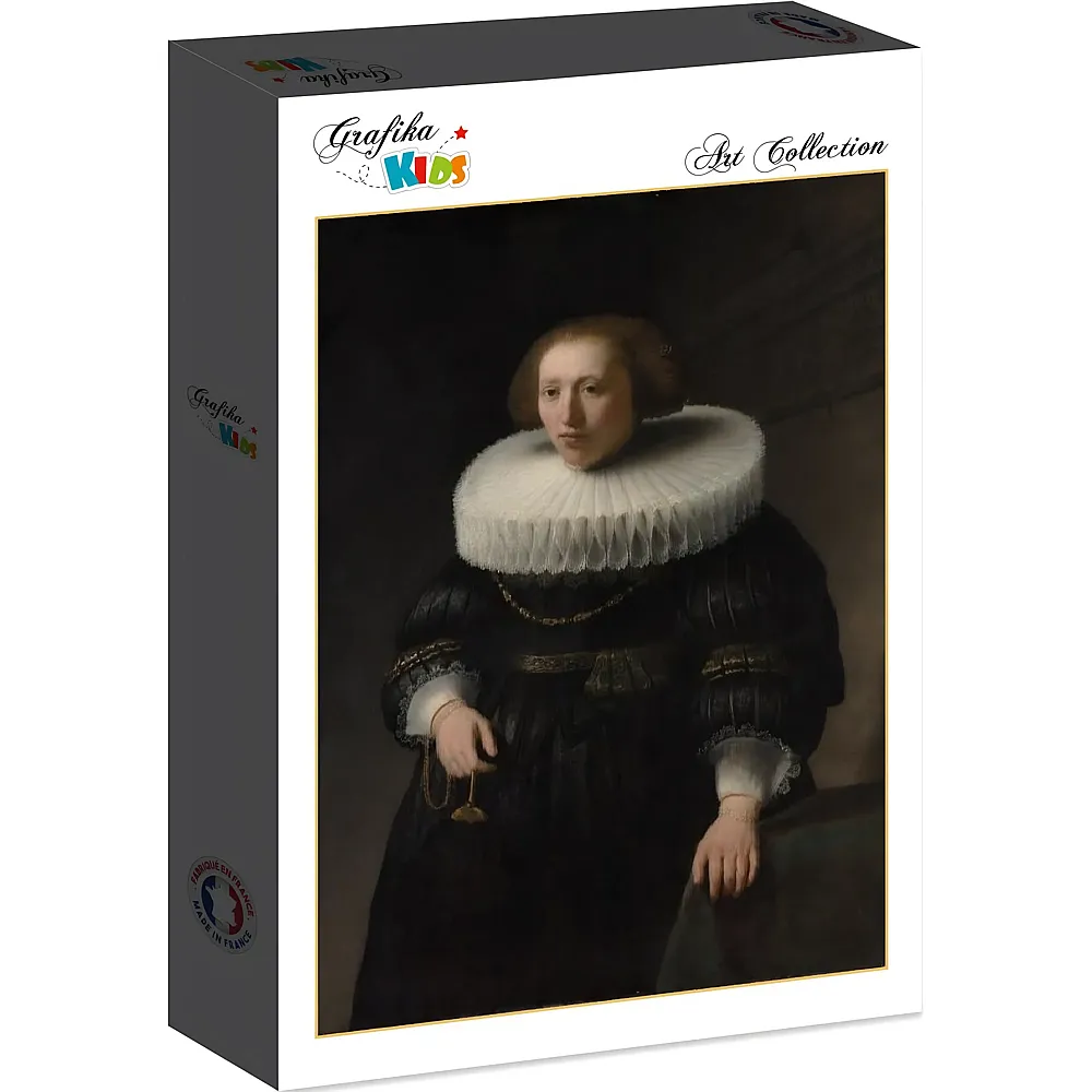 Grafika Puzzle Art Collection Rembrandt Portrait of a Woman, 1632 - 12 Teile