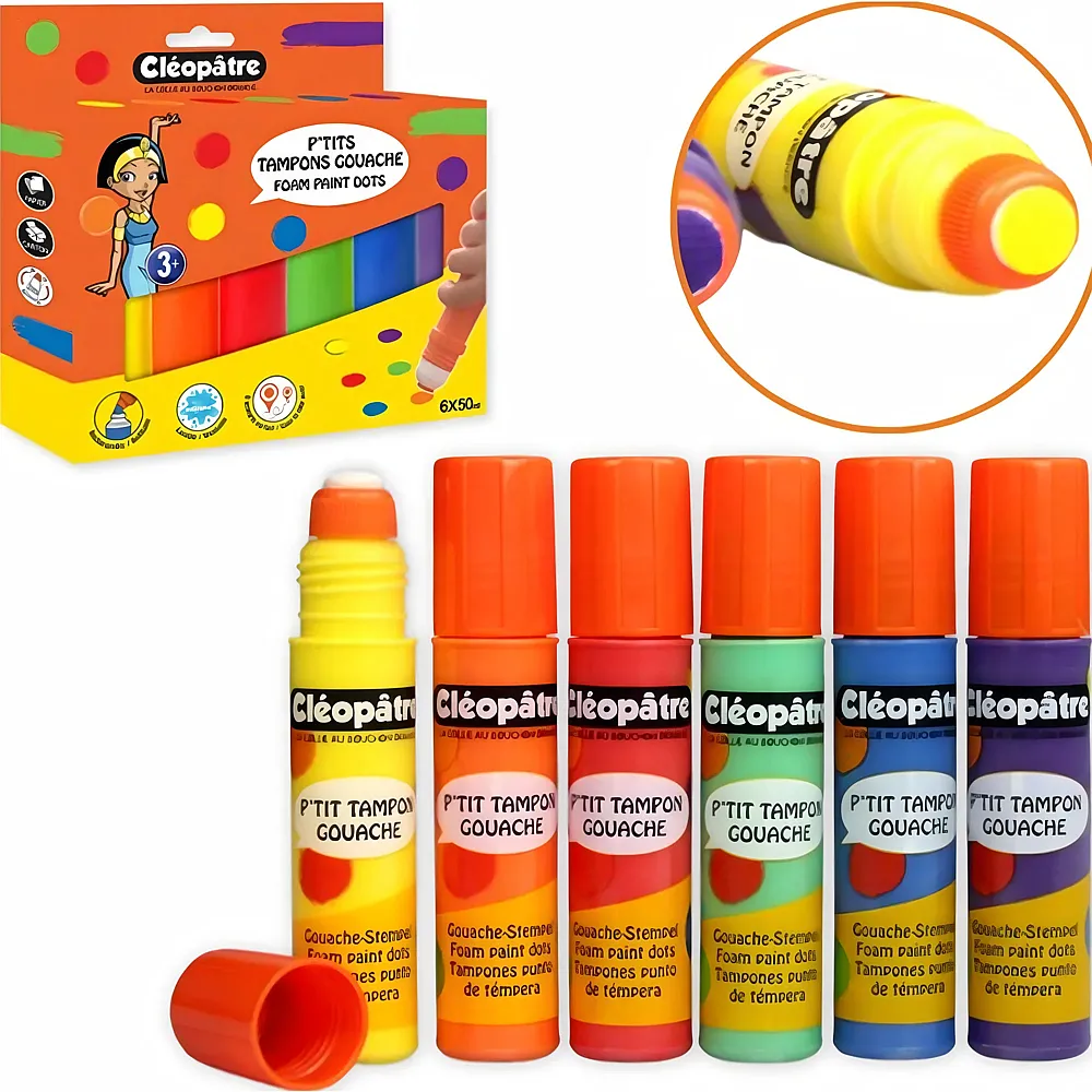 Cleopatre 6 Gouache-stempel 50 ML