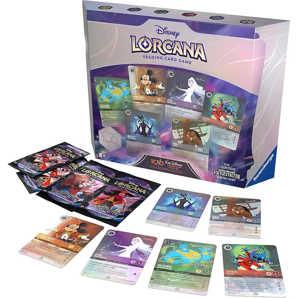 Ravensburger Disney Lorcana Aufstieg der Flutgestalten - D100 Geschenk-Set - Deutsch