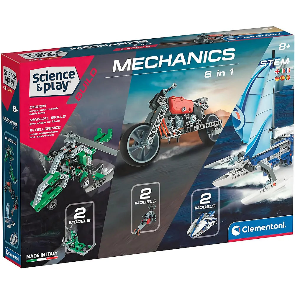Clementoni Science & Play 6in1 Mechanics