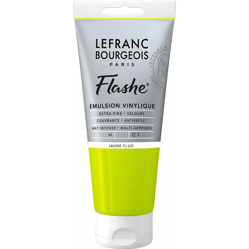 Lefranc Bourgeois Lfb Flashe Acryl 80ml Tube Fluogelb - Suche