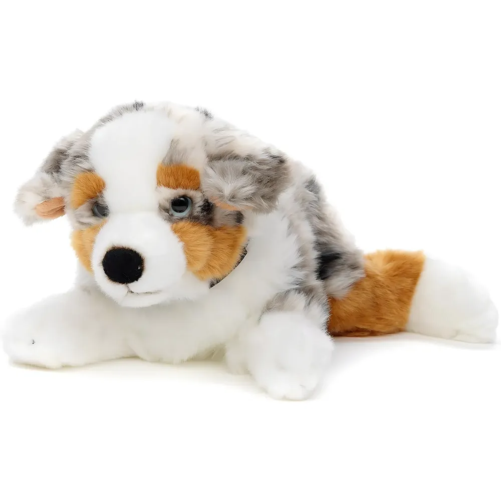 meinspielzeug - Unitoys Australischer Sch�ferhund mit Halsband 40cm | Hunde Pl�sch