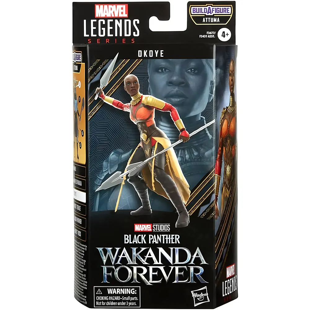 meinspielzeug - Hasbro Marvel Legends Black Panther - Okoye - 15 cm | Actionfiguren