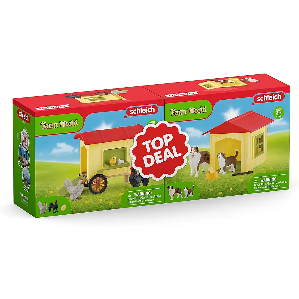 Schleich Farm World H�hnerstall und Hundeh�tte