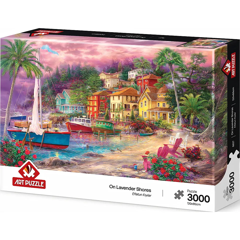 Art Puzzle Magenta-Ufer - 3000 Teile