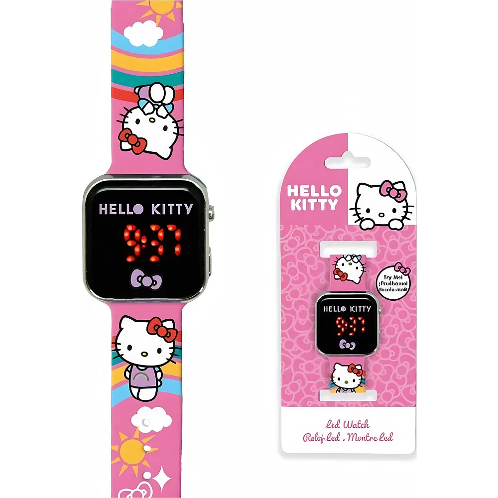 meinspielzeug � Kids Licensing Hello Kitty LED Armbanduhr 18x7.5x3cm