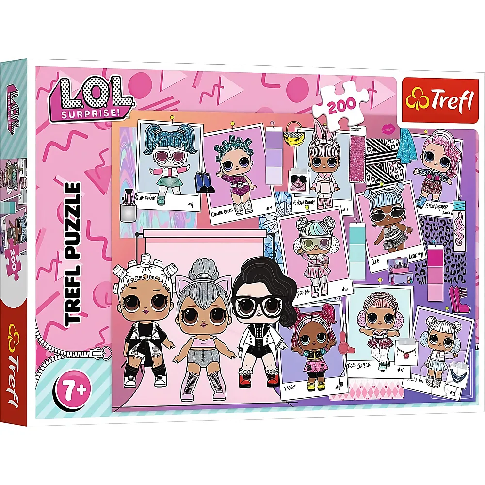 Trefl Puzzle L.O.L. Surprise Poup�es Mignonnes - 200 Teile
