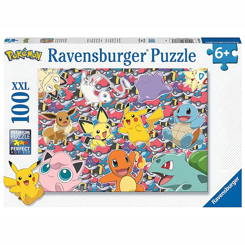 Ravensburger Puzzle Pokmon Bereit zu kmpfen 100XXL