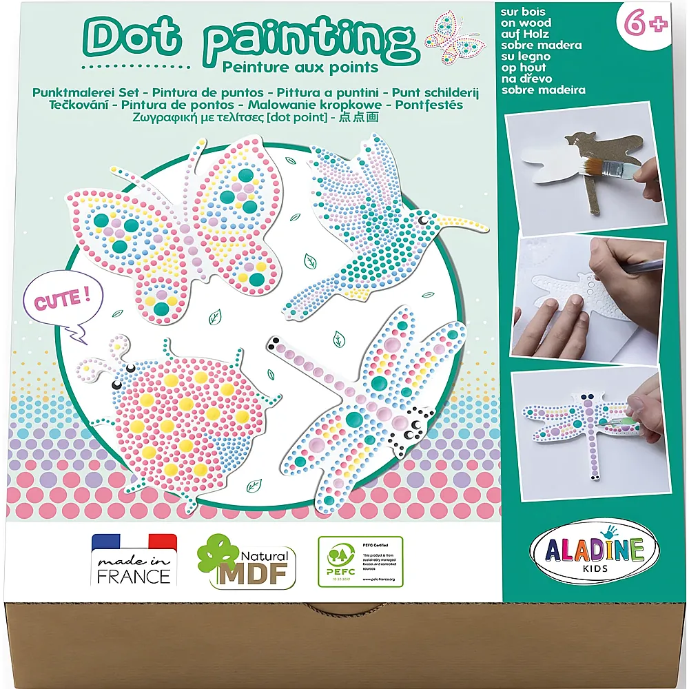 Aladine Punktmalerei Set Natur