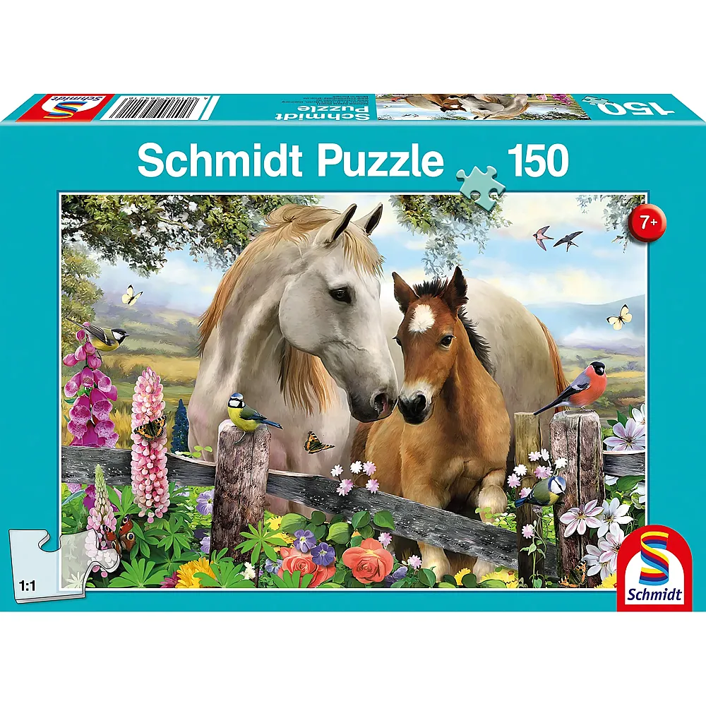 Schmidt Puzzle Stute und Fohlen 150Teile
